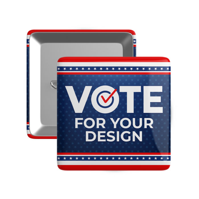 Election Campaign Promotional Buttons and Pins